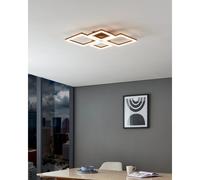 Eglo Smart LED Ceiling Light Black 42W CCT 2700K-6500K Dimmable Bluetooth ZigBee