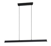 Eglo Smart LED Pendant Light Black 122x5.5cm 34.3W RGBTW Dimmable Bluetooth App