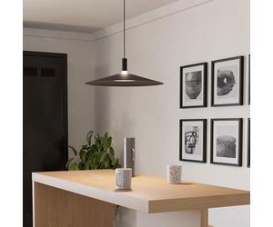 Eglo Smart LED Pendant Light Black Ø45cm 15.5W RGBTW Dimmable Bluetooth ZigBee