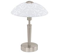 Eglo Solo E14-Illu 1X60W Table Lamp Steel Satin Nickel IP20 220-240V 50/60Hz