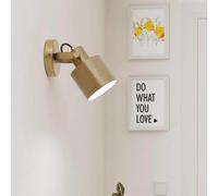 EGLO Southery Creme-Gold Bronzed Metal Single Wall Spotlight