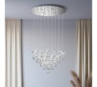 EGLO Stars of Light LED hanging light Pianopoli chrome 78x110 cm