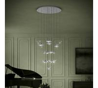 EGLO Stars Of Light LED pendant lamp Paratebueno chrome round 17-fl.