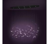 EGLO Stars Of Light LED pendant light Adrados, oval, 8-bulb