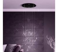 EGLO Stars Of Light LED pendant light Adrados, round, 6-bulb