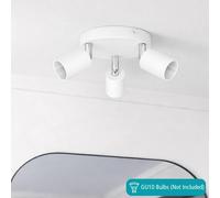 Eglo Stecci-E White Plastic 3 Light Spotlight EGLO White