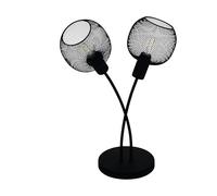 Eglo Table lamp Wrington 1, Bedside lamp Vintage, Industrial, Retro, Table Light Fixture, Living Room lamp in Black, lamp with Switch, E14 Socket