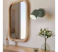 Eglo Tilston Steel Minimalist Single Wall Spotlight, Green Green