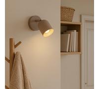 Eglo Tilston Steel Minimalist Single Wall Spotlight, Sandy