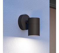 EGLO Tomelloso outdoor wall lamp, black, height 12 cm, metal