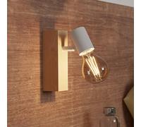 EGLO Townshend 3 wall light made of wood, white