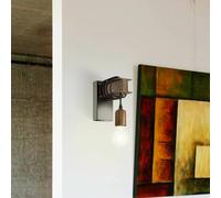 EGLO Townshend Steel Wall Light - Brown | TJ Hughes