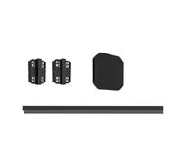 Eglo Extension Set for Track Plus Rail System, Ceiling Extension, Accessory, Black Plastic, 100 cm Length