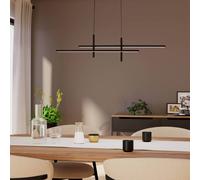 Eglo Trepiliano Pendant Light Black 2 Bar Minimalist Led Black