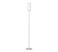 Troy 3 Satin Nickel Glass And Metal Floor Lamp EGLO White One Size