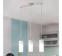 EGLO Pendant Lamp, Steel, E27, 60 W, White , One size
