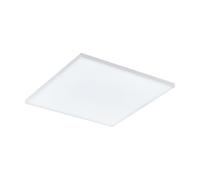 EGLO Turcona LED Ceiling Light, 1 Bulb Ceiling Light, Living Room Lamp, Modern, Kitchen Lamp Made of Steel and Plastic, Hallway Lamp Ceiling in White, Satin Finish, L x W 45 cm