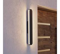 Eglo LED Outdoor Wall Light Vascella, Mounted Lamp with Indirect Illumination, Stainless Steel Spot in Black, Exterior Fixture Warm White - Cool White, IP44, 60 cm