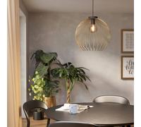 Eglo Venezuela Gold Steel Pendant Light In Black Black One Size