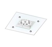 EGLO Wall/Ceiling Light, Alloy Steel, Fest verbaut, 18 W, White