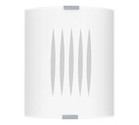 Eglo Wall Lamp Grafik, 1-Light Ceiling lamp Classic, wall Light Made of Metal and Frosted Glass, Ceiling Light with line Decoration, Living Room lamp, Hallway lamp with E27 Socket