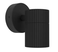 Eglo Wall Lamp Outdoor Tomelloso, Exterior Lighting for House Wall, Wall-Mounted Light with Downlight, Aluminium Mounted Fixture in Black, GU10 Socket, IP44
