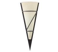 Eglo Wall Lamp Pascal 1, 1-Light Vintage Retro Wall Light for Indoor Use, Metal in Antique Brown and Whitewashed Beige Glass, Living Room Lamp, Hallway Light with E14 Socket
