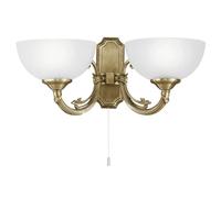 EGLO Wall Lamp Savoy, 2-Light Vintage Rustic wall light