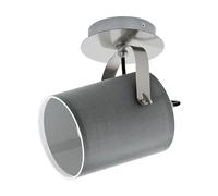 Eglo Wall Lamp Villabate, 1-Light Textile wall Light, Material: Steel