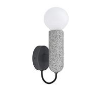 EGLO Wall Light, Alloy Steel, Charcoal