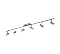EGLO Wall Light, Aluminium, GU10, Matt Nickel, Chrome