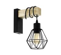 Eglo wall Light Indoor Townshend 5, Vintage wall lamp, E27