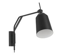 Eglo wall Light Loreto, Indoor lamp with Switch and Plug