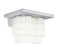Eglo Wall Light Naxos Brushed Aluminum Glass Max. 60W E27 With Glass Pendant