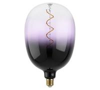 Eglo XXL E27 dimmable lamp, Spiral LED Retro Bulb Big Size, Extra-Large Vintage Decorative Light in Purple and Black, 4 watts, 85 lumens, Warm White, 2000 K, Length 29.5 cm