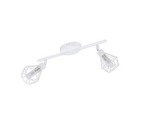 Eglo Zapata 1 Ceiling Light, Steel, White