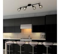Eglo Zapata Black Caged Spotlight Black