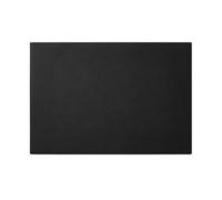 Eglooh Mercurio Desk Pad, Black Leather, 50x35 cm, Made in Italy