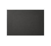 Eglooh - Mercurio - Desk Pad for Office Made of Anthracite Grey Leather - Desk Mat cm 80x50 - Large Mouse Mat with Handmade Stitchings and Non-Slip Bottom - Made in Italy