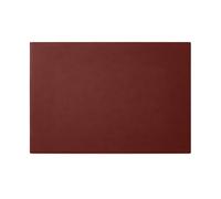 Eglooh - Mercurio - Desk Pad for Office Made of Burgundy Red Leather - Desk Mat cm 65x45 - Large Mouse Mat with Handmade Stitchings and Non-Slip Bottom - Made in Italy