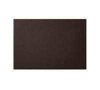 Eglooh - Mercurio - Desk Pad for Office Made of Dark Brown Leather - Desk Mat cm 90x60 - Large Mouse Mat with Handmade Stitchings and Non-Slip Bottom - Made in Italy