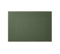 Eglooh - Mercurio - Desk Pad for Office Made of Green Leather - Desk Mat cm 50x35 - Large Mouse Mat with Handmade Stitchings and Non-Slip Bottom - Made in Italy