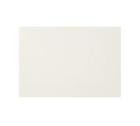 Eglooh - Mercurio - Desk Pad for Office Made of White Leather - Desk Mat cm 90x60 - Large Mouse Mat with Handmade Stitchings and Non-Slip Bottom - Made in Italy