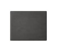 Eglooh - Mercurio - Mouse Pad Made of Anthracite Grey Leather - cm 25x20 - Mouse Mat for Desk and Office with Handmade Stitchings and Non-Slip Bottom - Made in Italy
