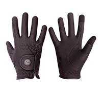 eGlove eQUEST GripPro Winter Edition - Thermal lined horse riding gloves - Touchscreen Friendly! (Black, X-Large)