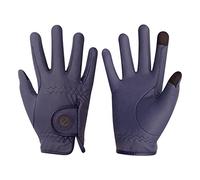 eGlove eQUEST GripPro Winter Edition - Thermal lined horse riding gloves - Touchscreen Friendly! (Navy, X-Large)