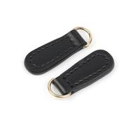 EGLUCK 2pcs Genuine Leather Zipper Tag Zip Head Fixer Zip Sliders Repair Zipper Pull Puller DIY Sewing Clothing Backpack Bag Accessories