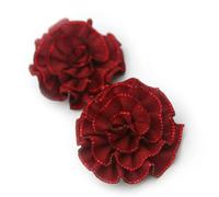 EGLUCK 2pcs Rhinestones Shoe Charm Buckle Fabric Art Shoe Clips Versatile Bride Shoes Decoration for Women Lady Wedding High Heel