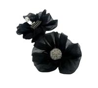 EGLUCK 2pcs Rhinestones Shoe Charm Buckle Fabric Art Shoe Clips Versatile Bride Shoes Decoration for Women Lady Wedding High Heel