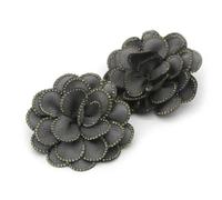 EGLUCK 2pcs Rhinestones Shoe Charm Buckle Fabric Art Shoe Clips Versatile Bride Shoes Decoration for Women Lady Wedding High Heel